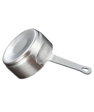 PRETYZOOM 4pcs Stainless Steel Sauce Cup Dipping Bowls with Handle Chip and Dip Bowl Stainless Steel Dipping Bowls BBQ Sauce Bowl Pudding Cups Mini Sauce Seasoning Cup Household 10x6cmx4pcs Silverx4pcs
