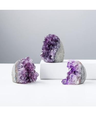 Crystal Rough 1PC Mini Natural Crystal Cluster Amethyst Block Original Stone Geode Quartz Specimen (Color : Amethyst Size : 30-50G) 30-50G Amethyst - Buy Online on SooperMarket.com