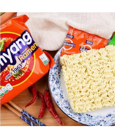 Samyang Ramen Original Flavour Korean Instant Noodles Soup 120g (Pack of 10) HALAL & VEGAN - Buy Online on SooperMarket.com