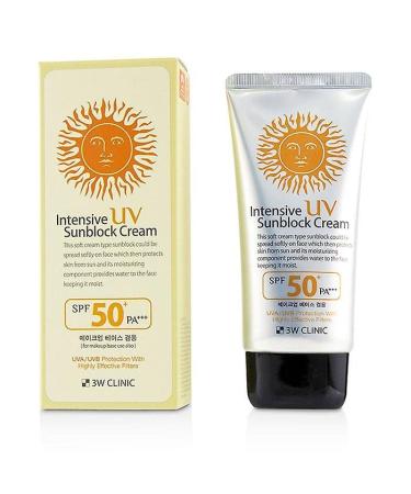 ZEESOON Intensive UV Sunscreen Sunblock Cream 4 Pack SPF50+ PA+++ 70ml - 3W Clinic - Buy Online on SooperMarket.com