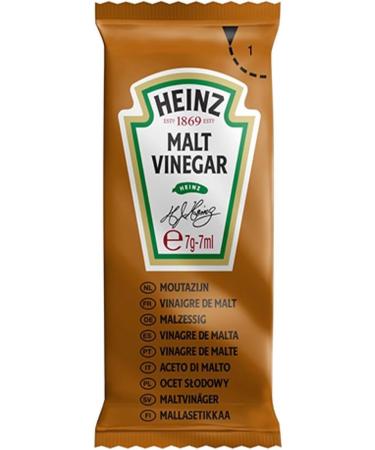 Heinz Malt Vinegar - Tangy Flavor Elevating Your Dishes - Convenient Single-Serve Packet for On-the-Go Zestiness - 400 Sachets - Buy Online on SooperMarket.com