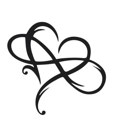 Cabilock 1pc Iron Pendant Plaque Heart Wall Decor Rustic Home Decor Room Loving Heart Shaped Pendant Black 40.00X33.00X0.20CM