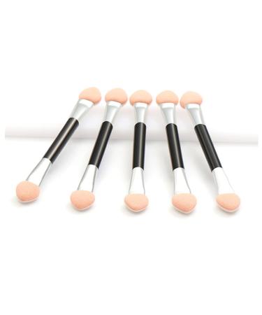 Healeved 50pcs Brush Eyeshadow Eye Makeup Make up for Face Eyeshadow Brush Kit 8x1cm Pink