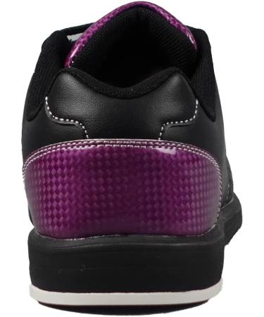 ELITE Women's Classic Black/Purple Bowling Shoes 8 - Stylish and Comfortable for Bowling Enthusiasts - Buy Online on SooperMarket.com