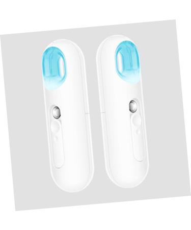 minkissy Steamer Mist Sprayer Mini Face Spray Instruments Portable Dry Battery White - Buy Online on SooperMarket.com