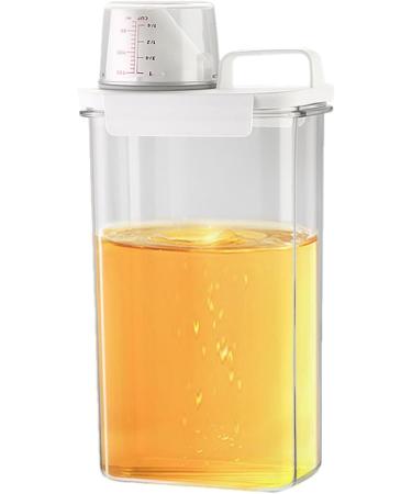 Evember Laundry Beads Dispenser 2300ml | Laundry Dispenser Organiser | Laundry Detergent Dispenser Set | Washing Powder Storage Box | Laundry Scent Beads Dispenser | Washing Up Powder Container Large Size 2300ml - Buy Online on SooperMarket.com