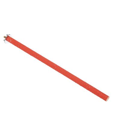 Patikil 0.6x13.8 Bird paw bird wood barsch stand cage accessories for small bird parrot love bird parlor parlor shaft red 0.6x13.8 "red