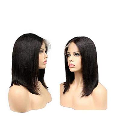 BGHJUE Copper Black Bob Wig - 14 Short Ginger Lace Front Wig for Women | Natural Straight Synthetic Full Wig | 16 Inches - Buy Online on SooperMarket.com