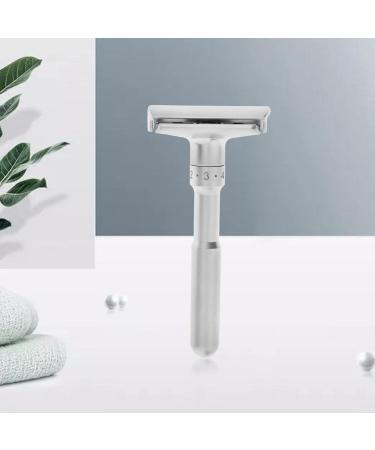 Adjustable Safety Razor Zinc Alloy Classic - Perfect Shave with 5 Blades for Men & Women | International Shipping Available - Buy Online on SooperMarket.com