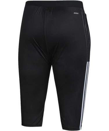 adidas Men's Tall Size Tiro 21 3/4 Pants - Medium Black | Performance Soccer Training Gear - Buy Online on SooperMarket.com