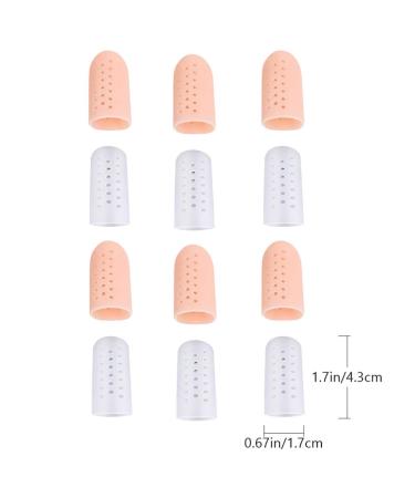 EXCEART 6 Pairs Gel Toe Caps - Breathable Silicone Toe Protectors for Blisters, Corns, Calluses (S) - Buy Online on SooperMarket.com