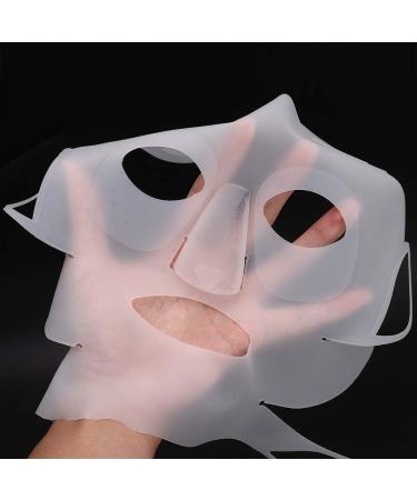 Facial Mask Cover Reusable Silicone Facial Mask Cover Panda Ear-Hook Sheet Mask Cover Prevent Serum Evaporation Beauty Tool Face Wrap for Any Skin Type - Buy Online on SooperMarket.com