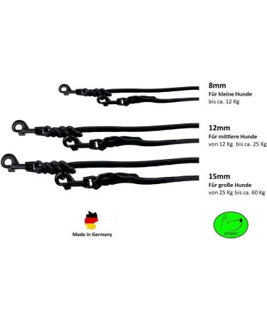 Dog Liner for Small & Large Dogs - Adjustable 5m x 15mm Double Linen with Black Hooks | International Shipping - Buy Online on SooperMarket.com