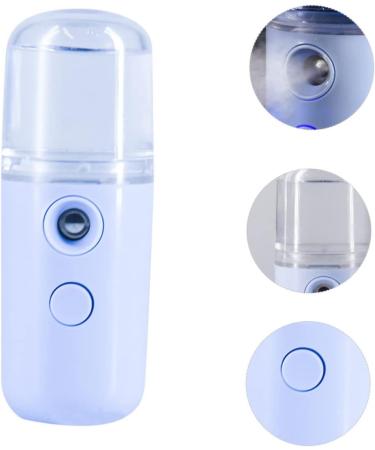 Baluue 1pc Portable Humidifier Handy Mist Sprayer Air Mister for Essential Oils Air Diffuser Blue Plastic 14.5X4CM - Buy Online on SooperMarket.com