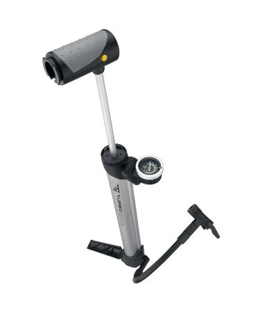 Topeak Turbo Morph Bike Pump with Gauge, L x W x H 32.2 x 5.8 x 3 cm / 12.7 x 2.3 x 1.2