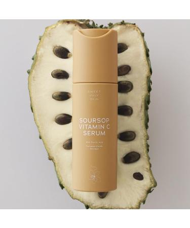 Sweet July Skin Soursop Vitamin C Serum - Hydrating Face Serum with Ferulic Acid & Green Tea for All Skin Types | Improve Dullness & Firm Skin | Fragrance-Free 1 Fl. oz - Buy Online on SooperMarket.com