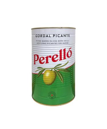 Perello Gordal Pitted Green Olives Picante 2kg