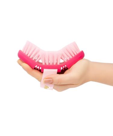 Animalon |Horses cleaning tools for children |Kard tsche in Pink |Children's Card tsche Pink |Flexible & ergonomic children's horse brush with VelcroHorse cleaning stuff children |Horse gift for children