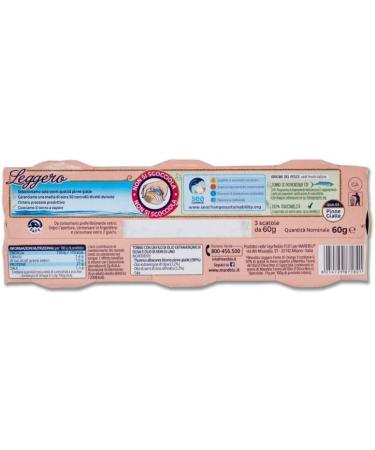 Mareblu Leggero Tuna in A Drizzle of Olive Oil 3x60g - Buy Online on SooperMarket.com