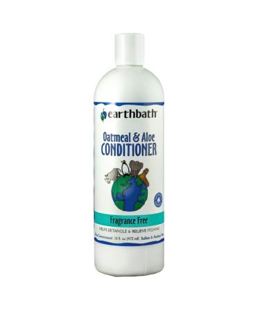 Earthbath Fragrance Free Dog Conditioner 472 ml Oatmeal and Aloe 472 ml (Pack of 1)