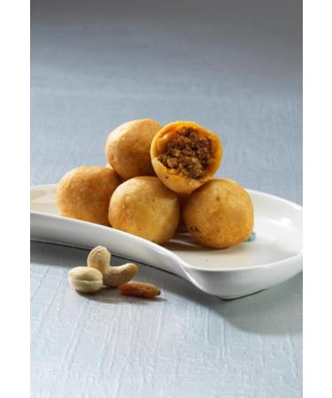 Saras Dryfruit Kachori - 200g (Pack of 2) | Crispy and Flavorful Indian Snack with a Nutty Twist | Namkeens - Buy Online on SooperMarket.com