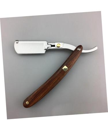 Angoily 2pcs Cutlery Holder - Safe Manual Razor for Men with Wooden Handle & Metal Design | International Shipping Available - Buy Online on SooperMarket.com