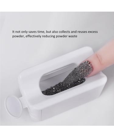 Dajidafu Nail Dip Container Nails Art Dipping Powder Holder Glitters Rhinestones Powders Storage Box Manicure Pedicure Accessory - Buy Online on SooperMarket.com