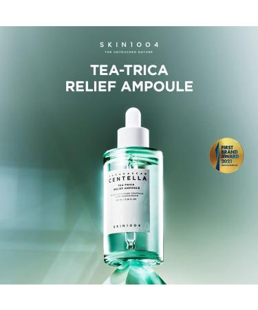 SKIN1004 Tea-Trica Relief Ampoule 100ml - Soothing Hydration for Sensitive Skin - Buy Online on SooperMarket.com