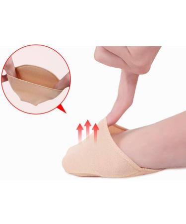 Invisible Toeless Toe Socks 2 Pair | Adjustable Liner for High Heels & Sandals - Buy Online on SooperMarket.com
