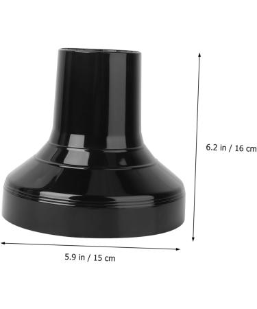PLAFOPE 1pc Hair Styling Hood Hair Blower Protective Cover Hair Dryer Accessory Diffuser for Hair Black Abs - Buy Online on SooperMarket.com
