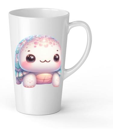 White Ceramic Baby Turtle Mug - Large 483 ml Perfect for Hot Chocolate or Milk Fun and Easy to Use - Buy Online on SooperMarket.com