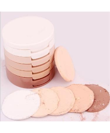 Pure Vie 5 Color Face Press Powder Foundation Palette | Sleek Contour & Highlight Makeup Set | Minimizes Pores, Perfects Skin, & Long-lasting Formula - Buy Online on SooperMarket.com