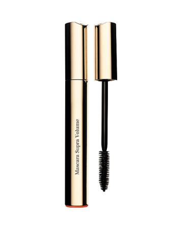Clarins Supra Volume Mascara | Award-Winning | Volumizing and Lengthening | Double Volume Effect | Visibly Thickens and Smoothes Lashes | Clump-Free and Smudge-Proof | Long-Wearing | 0.2 Ounces 01 - Black