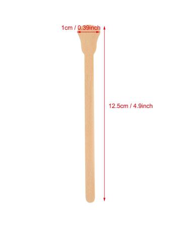 100pcs Disposable Wax Spatulas | Wooden Hair Removal Applicators | Cosmetic Wax Sticks for Smooth Skin - Buy Online on SooperMarket.com