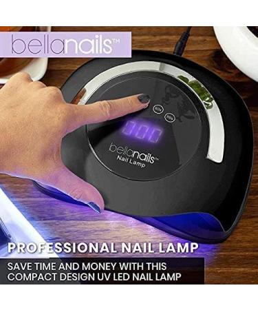 BELLANAILS Professional LED Gel Nail Lamp | 3X Faster Than UV Lamp | 120W, 4 Presets | Home & Salon Use - Buy Online on SooperMarket.com