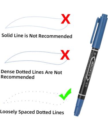 Beavorty 40 Pcs Eyebrow Marker Pen Marker Pens Beauty Marker Pen Grease Pen Portable Plastic - Buy Online on SooperMarket.com