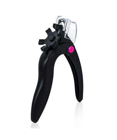 AORAEM Nail Clipper,Black Adjustable Nail Tip Cutter False Nail Cutter Clip Tool Artificial Nails Trimmers for Nail Manicure Pedicure (Black)