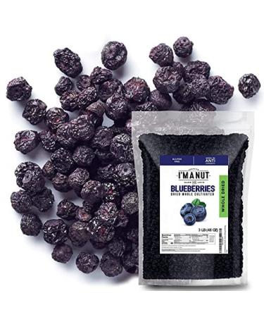 Dried Blueberries 1 lb | Whole | Cultivated | Resealable Bag | Great for Salads Mixes Cooking and Baking 1 Pound