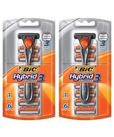 BIC Hybrid Advance for Men, Shaver System, 6 ea - 2pc