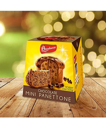 Bauducco Mini Panettone Chocolate 3.5oz - Traditional Italian Holiday Cake - Buy Online on SooperMarket.com