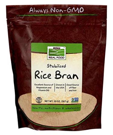 NOW Foods Rice Bran - 20 oz - 2 pk