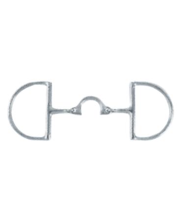 Korsteel Stainless Steel Segunda Dee Ring Snaffle Bit 5.25"