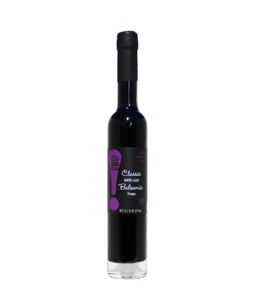 OMG! Oils: Gourmet Classic Barrel-Aged Balsamic Vinegar (Perfect for Dipping, Marinades, Glazing and Topping!), 375ml/12.7oz Classic Barrel-Aged Balsamic Vinegar,375ml(12.7oz)