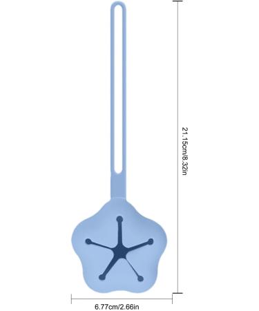 Buy Virtcooy Silicone Pacifier Holder | Pentagram-Shaped Baby Pacifier Container & Storage Bag - Perfect for Diaper Pocket - Blue - Buy Online on SooperMarket.com