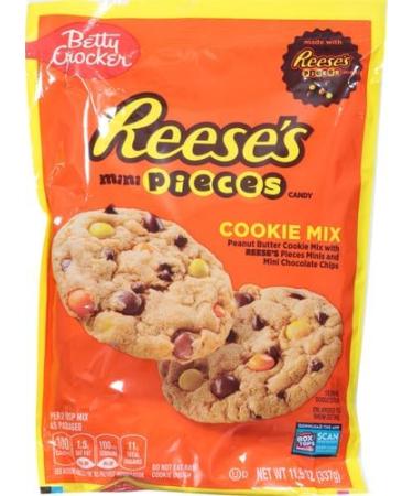 Betty Crocker REESE'S Mini PIECES Cookie Mix Peanut Butter Cookie Mix with REESE S PIECES Minis and Mini Chocolate Chips 337g (Pack of 2) - Buy Online on SooperMarket.com