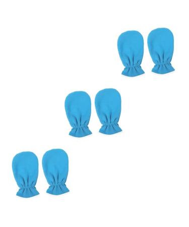 ABOOFAN 3 Pairs Cosmetic Spa Paraffin Heat Preservation Mittens Essential Oil Hand Care Gloves Skin Care Manicure Paraffin Wax Bath Gloves Hand Cover Hand moisturizing Gloves Insulation