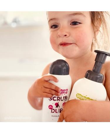 Scrubbington Scrub A Dub Cotton Soft Bubble Bath for Kids - Aloe Vera & Cotton Extract | 4 x 250ml - Perfect for Sensitive Skin | International Shipping - Buy Online on SooperMarket.com
