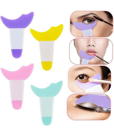 Multifunctional Eye Makeup Aid Crescent Baffle Mascara Eyebrow Tool Eyeliner Shaper Eyeliner Beauty Assistant X6G3 Tool Baffle Pink Size - Buy Online on SooperMarket.com