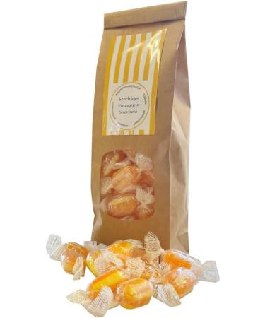 Stockleys Sherbet Pineapple Sweets - 300g Bag, Individually Wrapped - Buy Online on SooperMarket.com