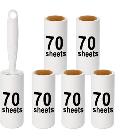 Armo Lint Rollers With 6 x Refills 420 Sheets Lint Roller For Clothes Carpet Bed Pet Hair Dog Hair Cat Hair Dust x 6 Rollers - Buy Online on SooperMarket.com